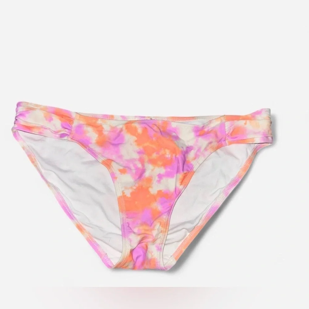 No Boundaries Pink and Orange Bikini Bottom